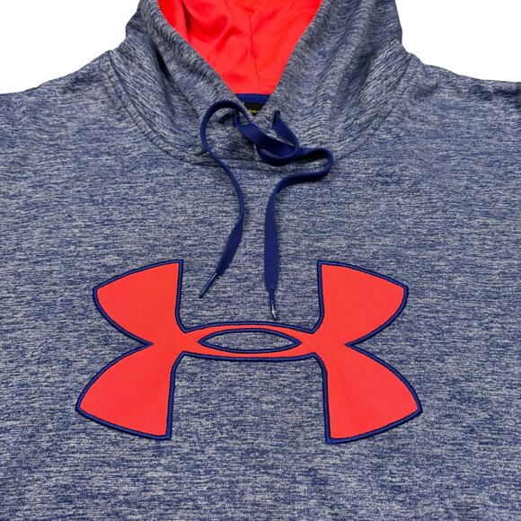 Hoodie Women's Large Under Armour Cold Gear Loose Fit Pink Lavender Pullover - Picture 3 of 7